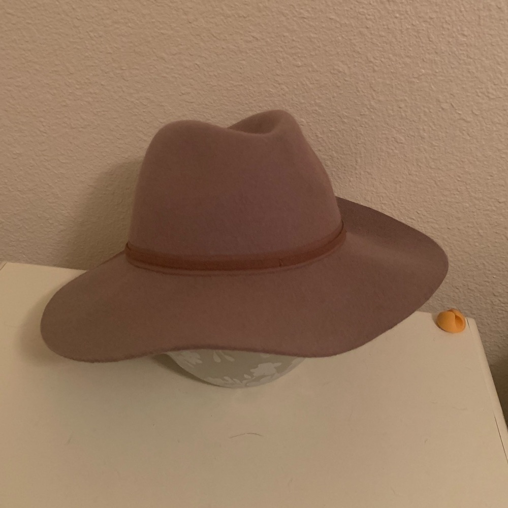 Suede one size fits all hat - adjustable